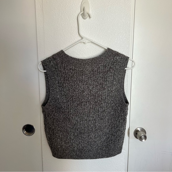 H&M Charcoal Knit Sweater Vest - Picture 2 of 3